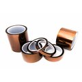 Bertech High-Temp. Polyimide Tape, 0.5 Mil Film + 1 Mil Adhesive, 1 3/8 In. Wide x 36 Yards Long, Amber PPT0.51-1 3/8
